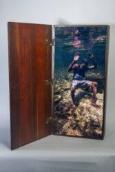 Briefcase of oil painting